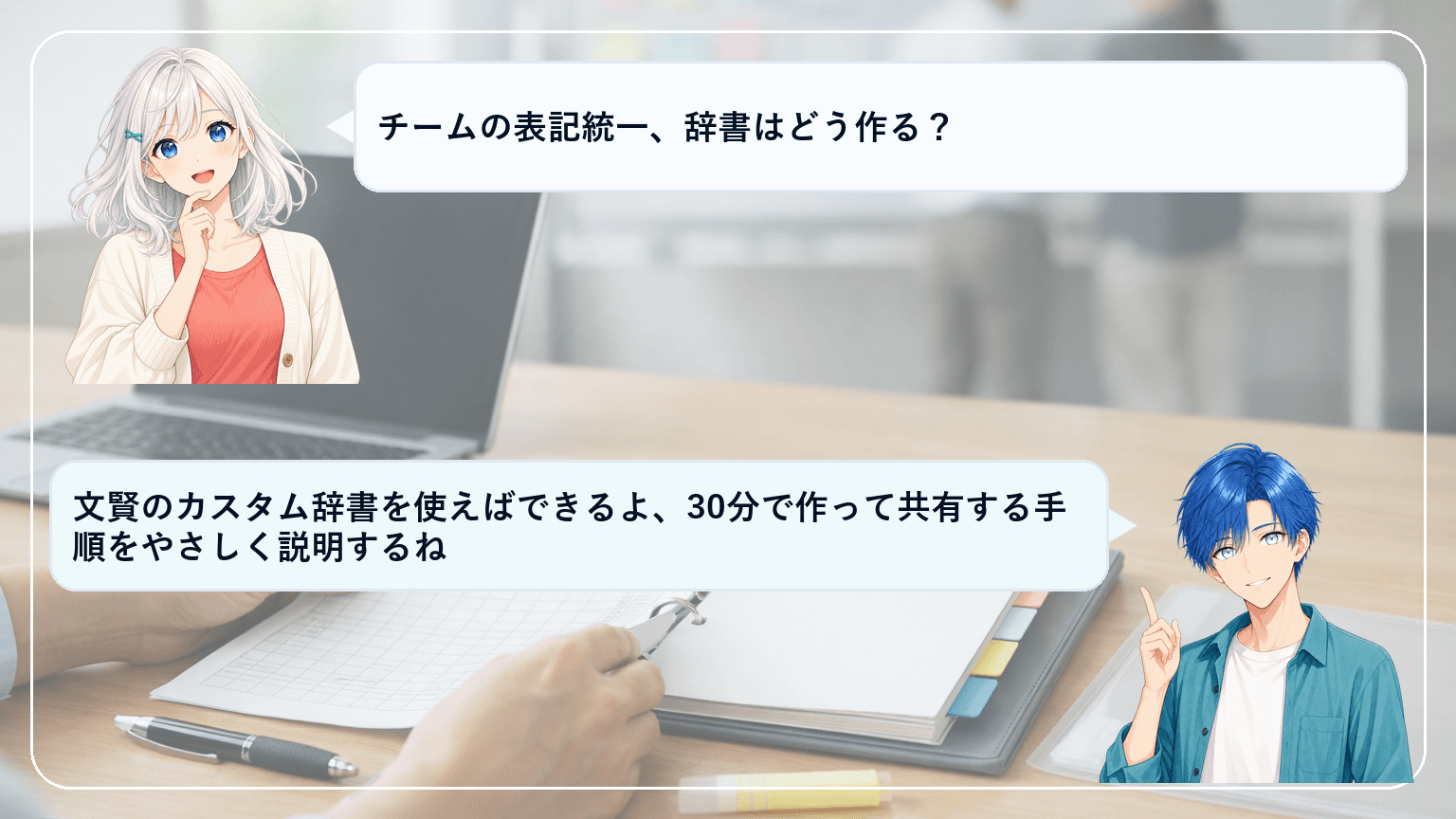 文賢の表記ルール辞書の作り方|30分でチーム標準を整えるテンプレ・運用ルール・KPIのアイキャッチ画像
