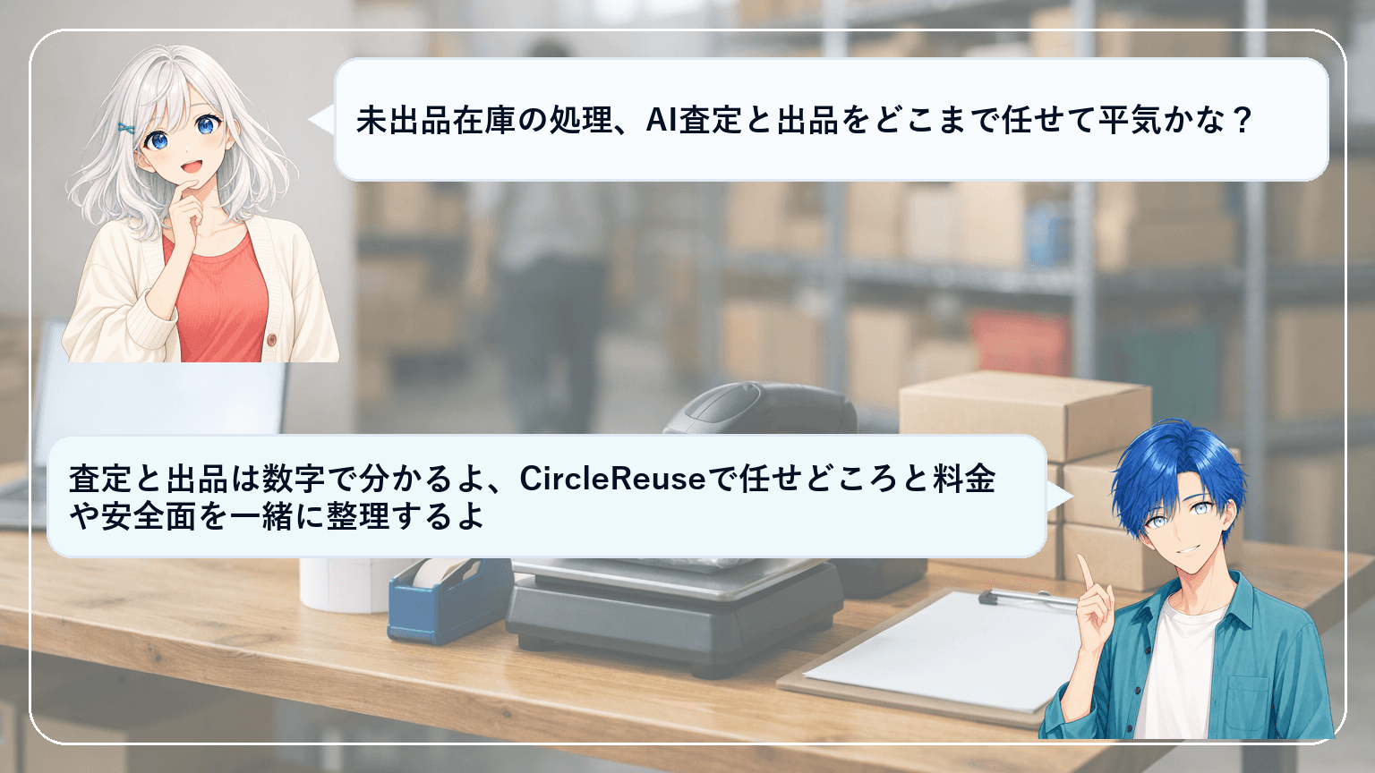 CircleReuseの評判は?未出品在庫を減らすAI査定×一括出品×BPOの実力と料金・向いている事業者のアイキャッチ画像